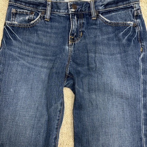 Vintage GAP Boyfriend Straight Leg Jeans 2006 Dark Wash Denim All Cotton - Picture 1 of 10